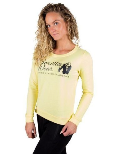 Yellow_L GORILLA WEAR Riviera Sweatshirt 
