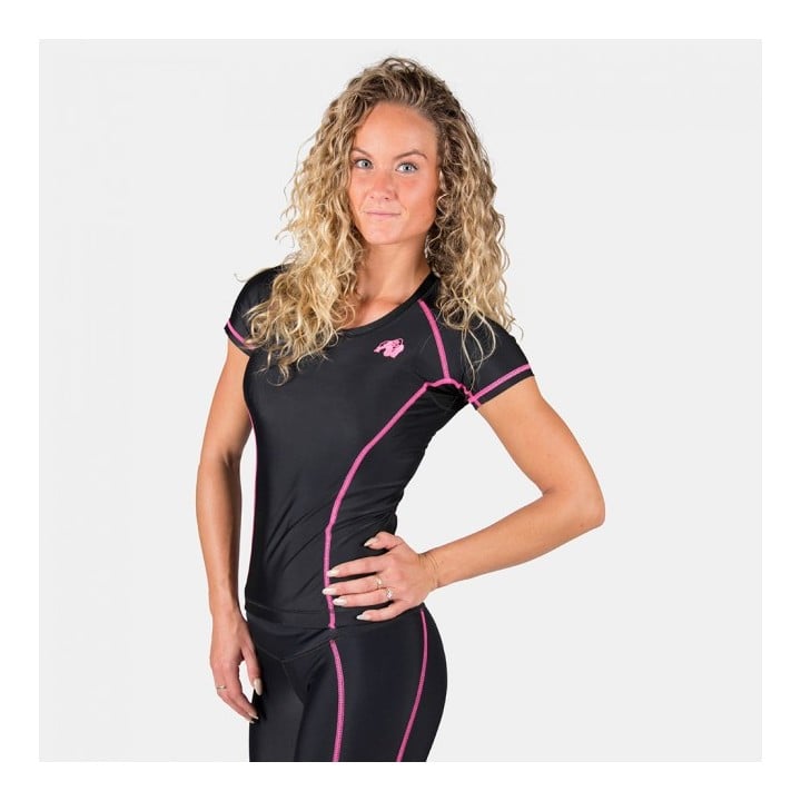 Carlin Compression Short Sleeve Top