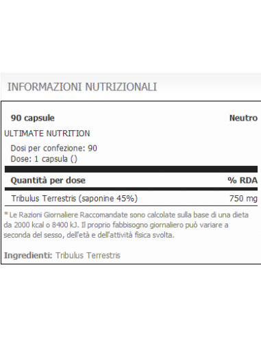 Tribulus Terrestris 90 Cap