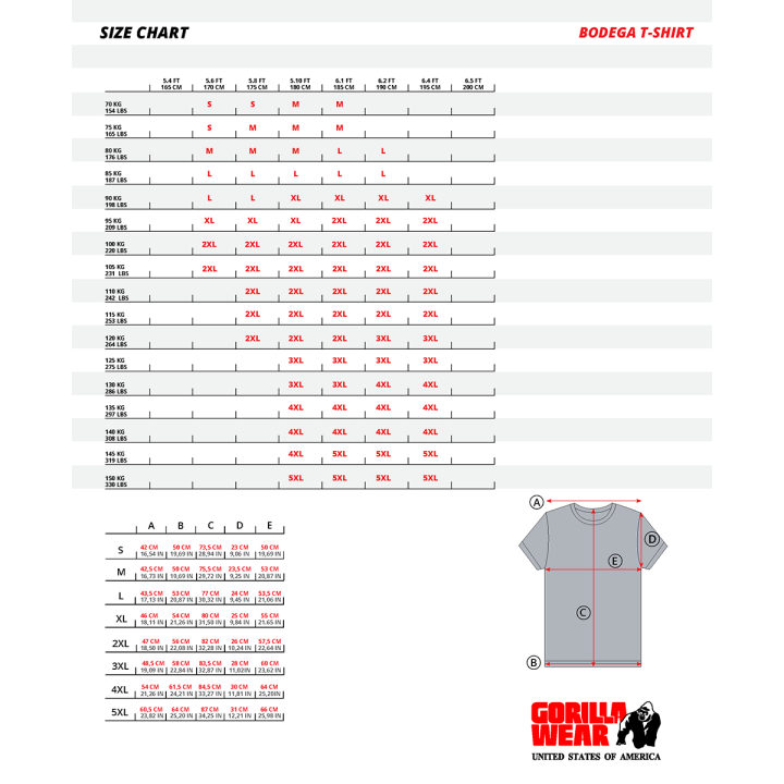 Gorilla Wear - Bodega T-Shirt