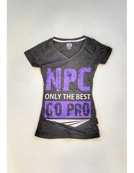 Women’s Combed Cotton V-Neck Top
