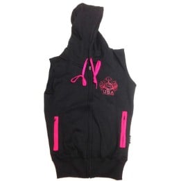 Women’s Sleeveless Hooded Sweatshirt