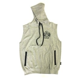 Sleeveless Hooded Jacket