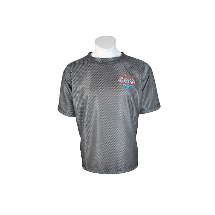 Embroidered 2-Tone Mesh T