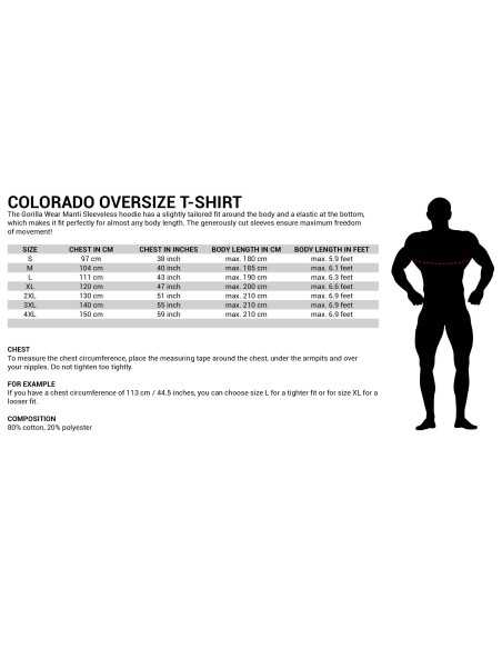Gorilla Wear - Colorado Oversized T-Shirt