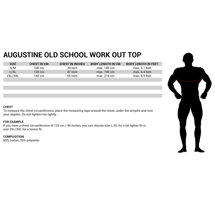 Augustine Old School Work Out Top
