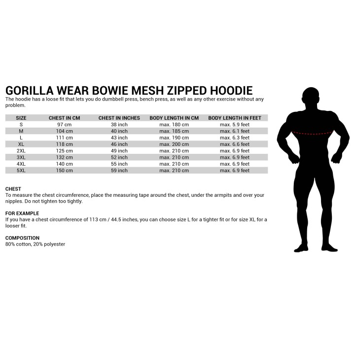 Bowie Mesh Zipped Hoodie