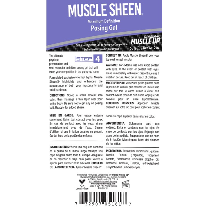  MUSCLE SHEEN Maximum Definition 58 gr