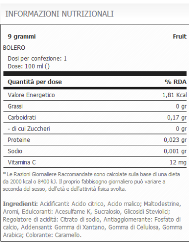 Bolero Drink 9 gr