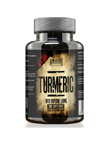 Warrior Turmeric with Bioperine (510 mg) 60 V-Caps