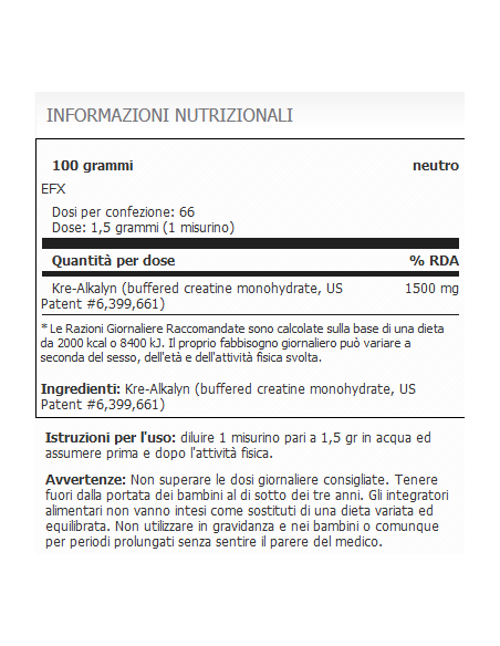 Kre Alkalyn Powder 100 gr