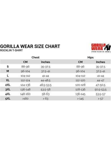 Gorilla Wear - Rocklin T-Shirt