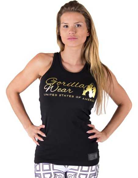 Florence Tank Top Black/Gold [CLONE]
