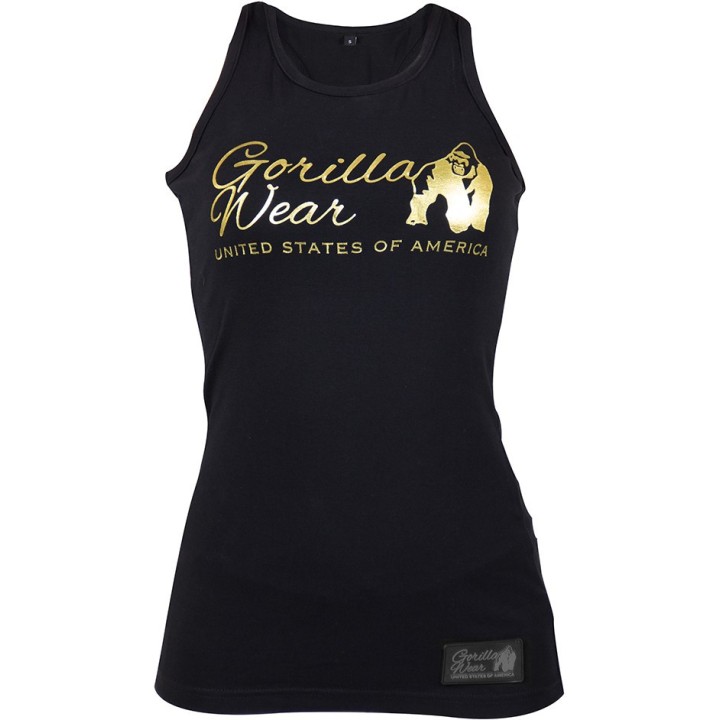 Florence Tank Top Black/Gold [CLONE]