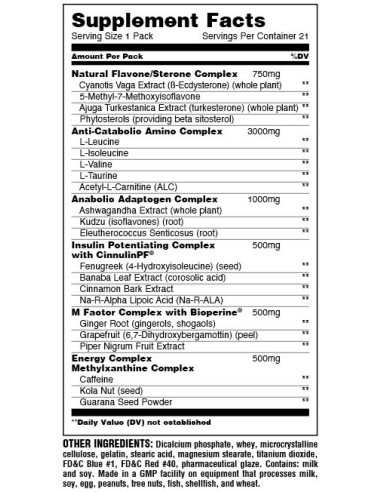 Animal Methoxy Stack 21 Paks