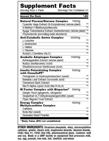 Animal Methoxy Stack 21 Paks