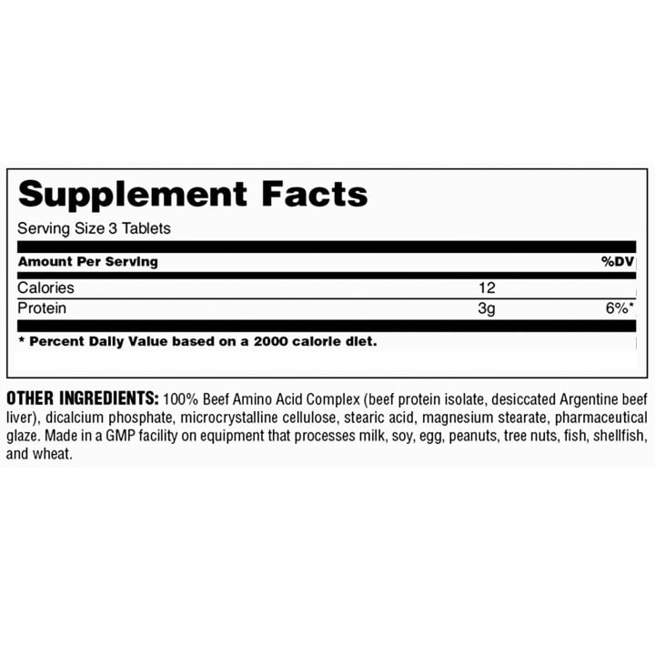 UNIVERSAL BEEF AMINO’S 400 TABS