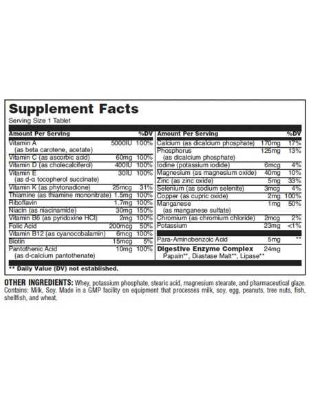 UNIVERSAL DAILY FORMULA100 TABLETS