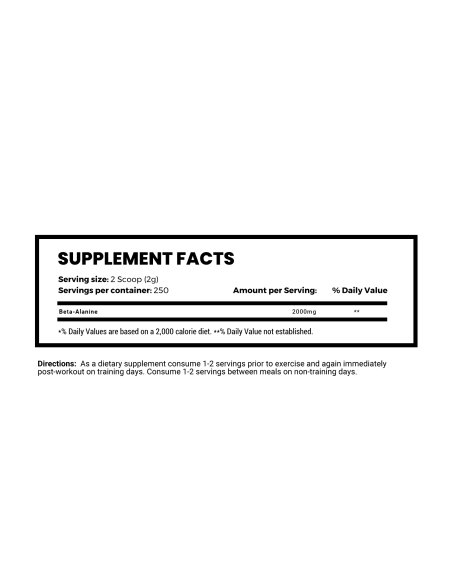 MS Beta Alanine - 500 g