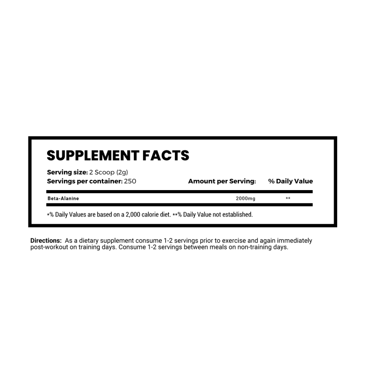 MS Beta Alanine - 500 g