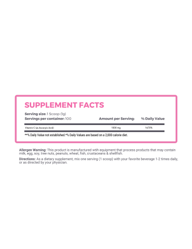 Vitamin C - 100 Servings