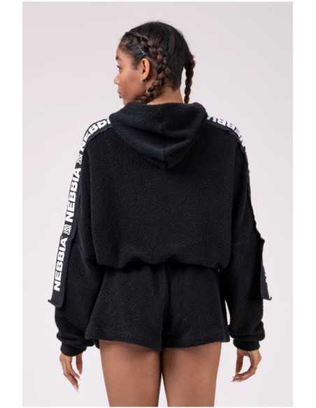 NEBBIA REBEL HERO CROPPED HOODIE 520