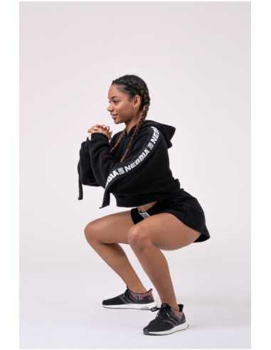 NEBBIA REBEL HERO CROPPED HOODIE 520