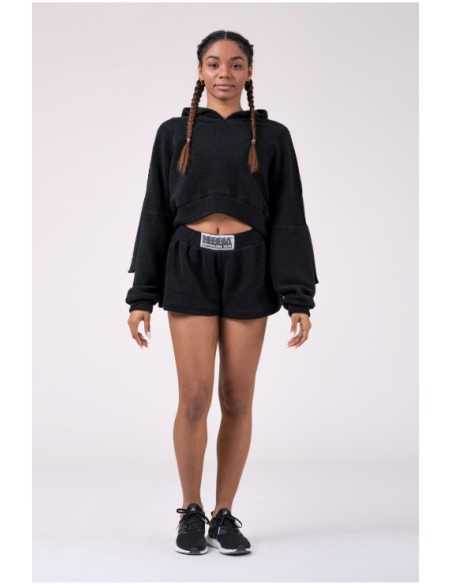 NEBBIA REBEL HERO CROPPED HOODIE 520
