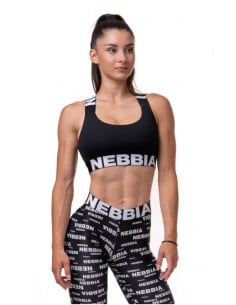 NEBBIA POWER YOUR HERO ICONIC SPORTS BRA 535