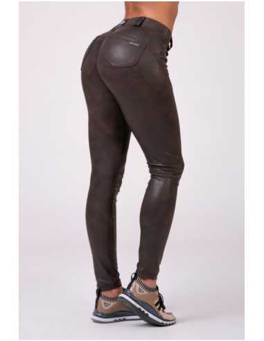 NEBBIA LEATHER LOOK BUBBLE BUTT PANTS 538