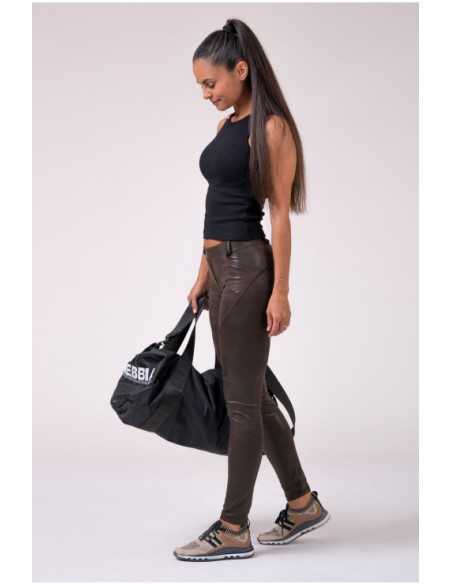 NEBBIA LEATHER LOOK BUBBLE BUTT PANTS 538