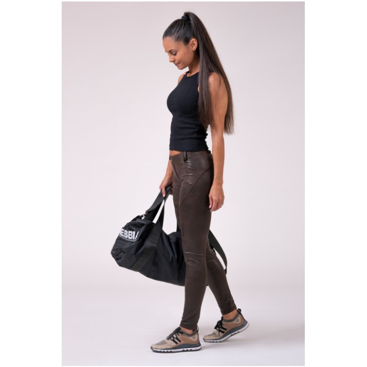 NEBBIA LEATHER LOOK BUBBLE BUTT PANTS 538