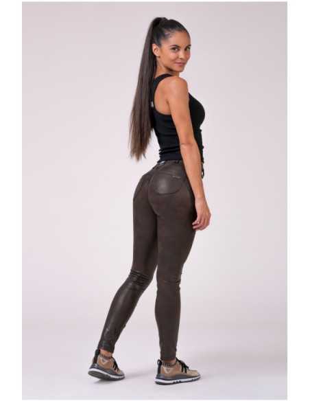 NEBBIA LEATHER LOOK BUBBLE BUTT PANTS 538