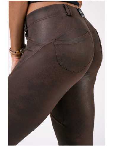 NEBBIA LEATHER LOOK BUBBLE BUTT PANTS 538