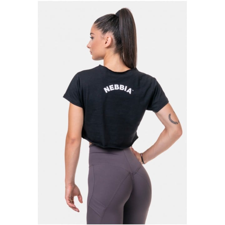 NEBBIA LOOSE FIT & SPORTY CROP TOP 583