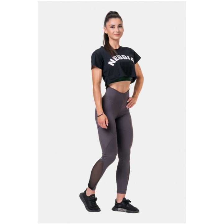 NEBBIA LOOSE FIT & SPORTY CROP TOP 583