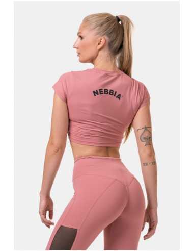 NEBBIA Short Sleeve Sporty Crop Top 584