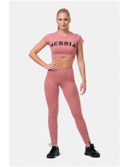 NEBBIA Short Sleeve Sporty Crop Top 584