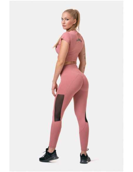 NEBBIA Short Sleeve Sporty Crop Top 584