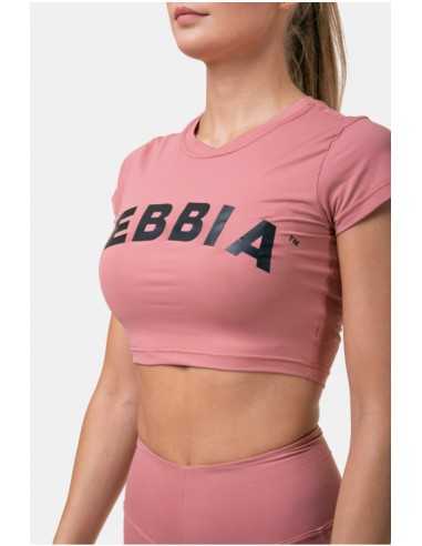NEBBIA Short Sleeve Sporty Crop Top 584