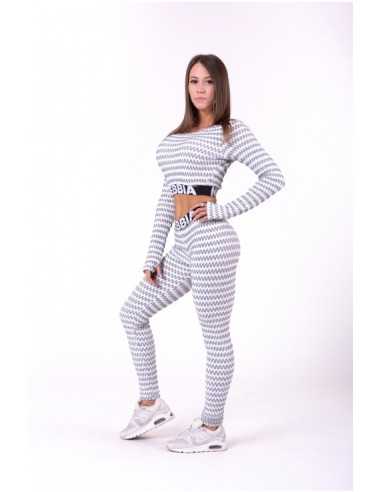 NEBBIA BOHO STYLE 3D PATTERN LEGGINGS 658