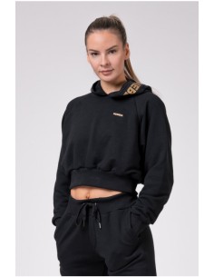 NEBBIA GOLDEN CROPPED HOODIE 824