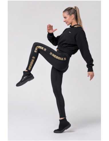 NEBBIA GOLDEN CROPPED HOODIE 824