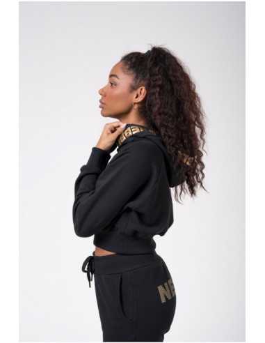 NEBBIA GOLDEN CROPPED HOODIE 824