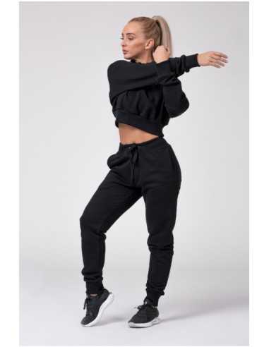 NEBBIA GOLDEN CROPPED HOODIE 824