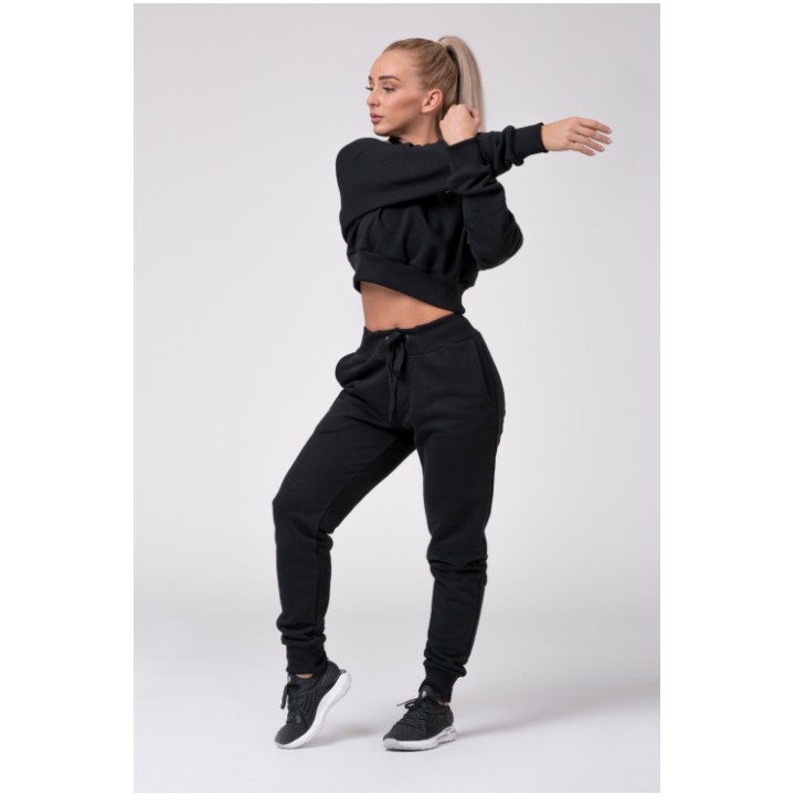 NEBBIA GOLDEN CROPPED HOODIE 824