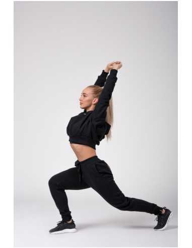 NEBBIA GOLDEN CROPPED HOODIE 824