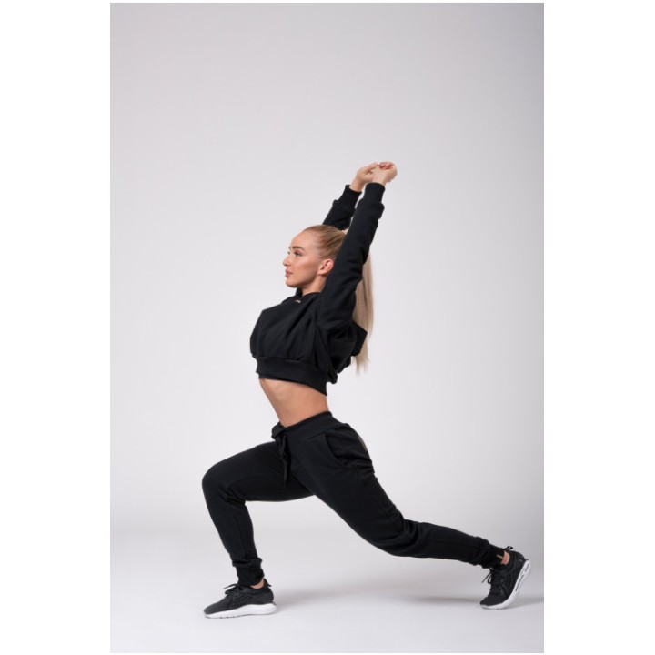 NEBBIA GOLDEN CROPPED HOODIE 824