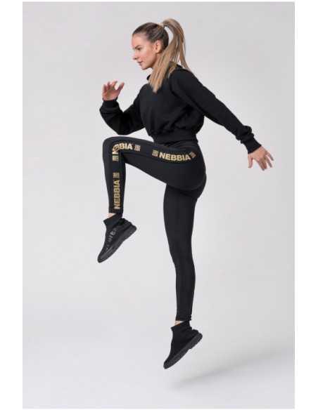 NEBBIA GOLDEN CROPPED HOODIE 824