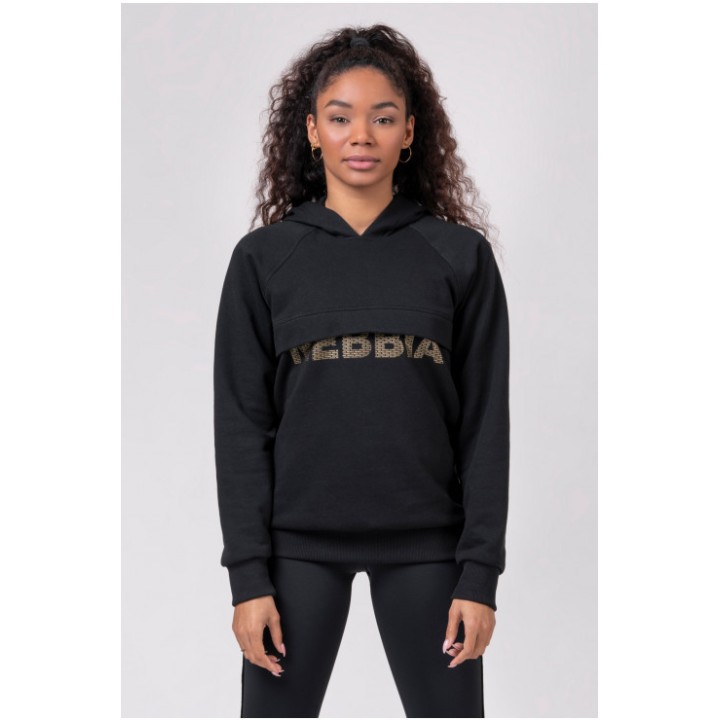 NEBBIA LONG HOODIE “INTENSE FOCUS” 825